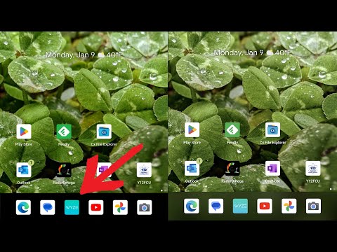 How to fix the black dock on Surface Duo, it should be TRANSPARENT!