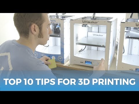 The Top Ten Tips For Getting Started With 3D Printing // 3D Printing Guide