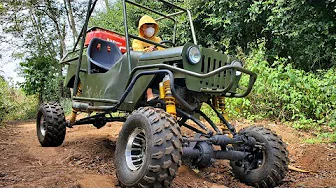 HOMEMADE 4X4 MINI JEEP ROCK CRAWLER 4WD P5 COMPLETE AND TESDED