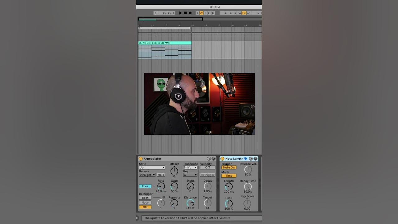 How to strum midi chords in Ableton Live 🎹🎶 shorts YouTube