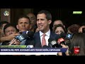 Caracas - Presidente (E) Guaidó anunció próximas designaciones de ejecutivos y embajadores - VPItv