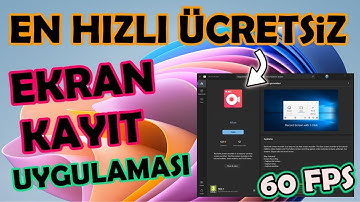 En Hızlı ve Kaliteli Ekran Kayıt Uygulaması Bu Olabilir! | Windows 10 | Ücretsiz 👈💯