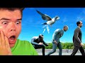 TROLL HUMANS In BIRD SIMULATOR! (Funny Game)