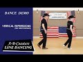 Vertical expressions  line dance demo  walk through