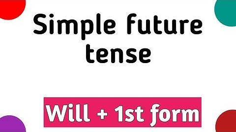 Future indefinite tense | Simple future tense in English | Sunshine English