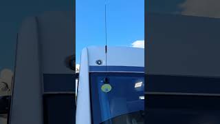impianto cb camper Mobilvetta con antenna a vetro e cb M Mini by Truck Point
