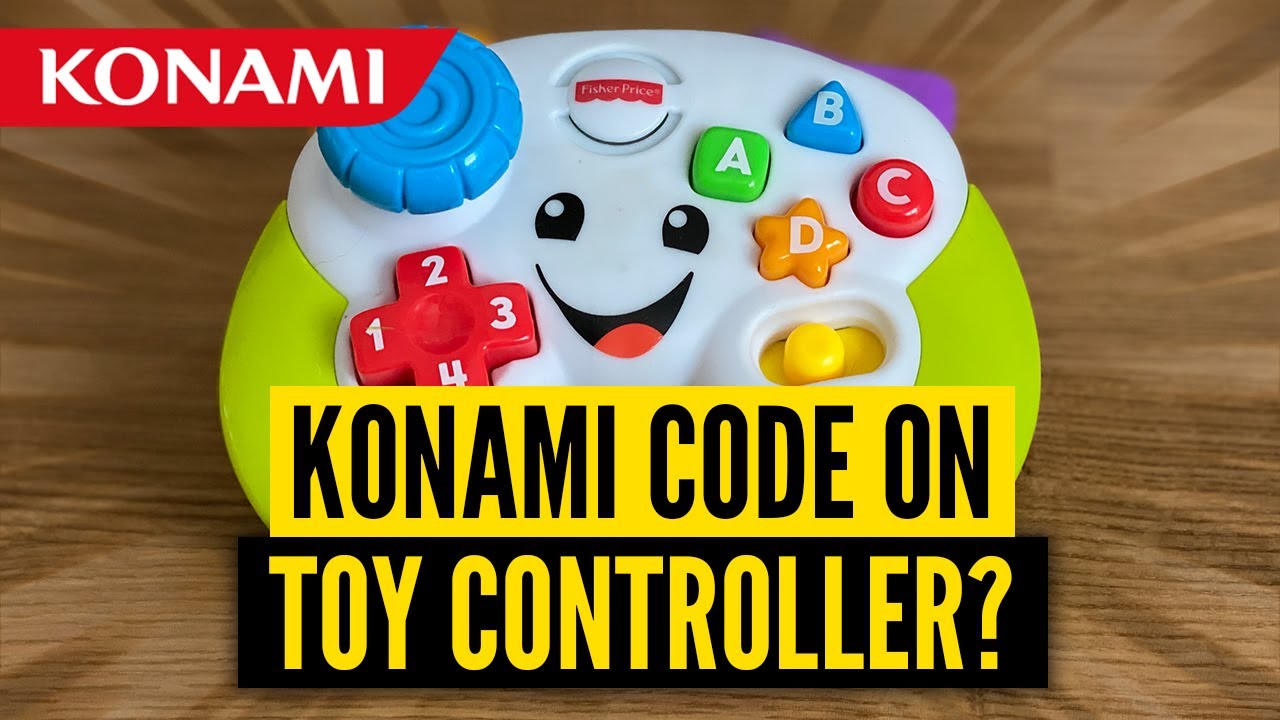 What Happens When You Enter the Konami Code on a Fisher Price Video Game Controller?