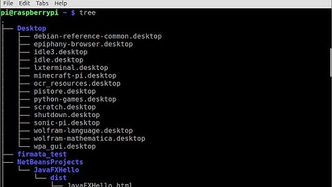 tree - list contents of directories in a tree-like format