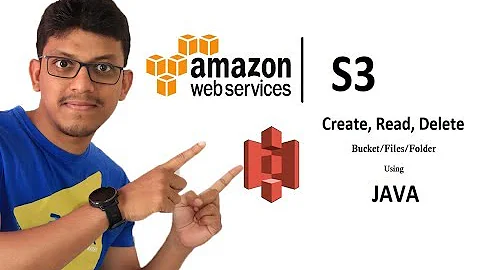 S3 using JAVA -  Create, Upload Folder, Read, Delete file and bucket