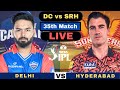 Ipl live  dc vs srh live 35th t20 match ipl  delhi capitals vs sunrisers hyderabad live ipl 2024