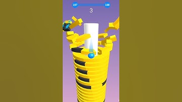 Stack Ball 3D Game | Level 197 | Play Stack Ball Game In Fast Speed | Stack Ball Game YouTube Short