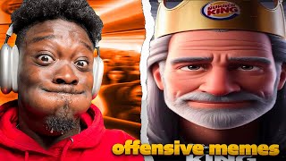Offensive Memes That Made Me Spit Out My Water 💦 pt.2 - TRY NOT TO LAUGH 🤣 CHALLENGE