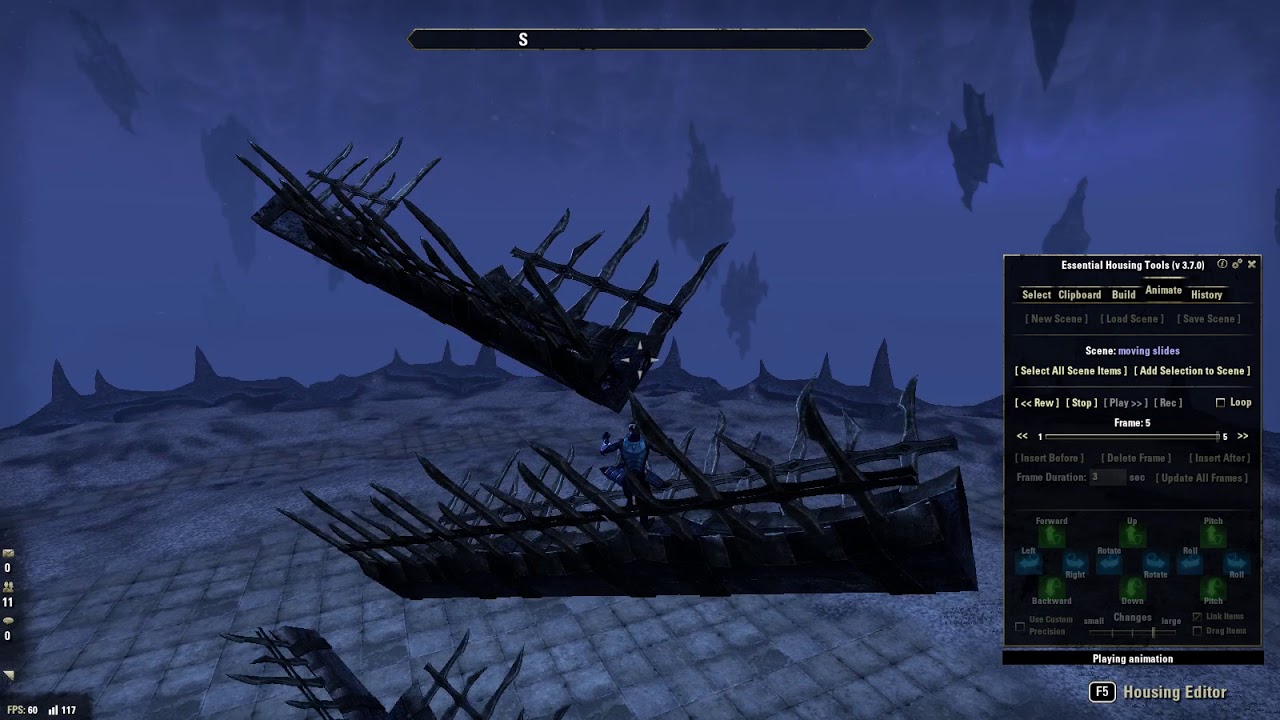 Moving Slide built with Essential Housing Tools for The Elder Scrolls Online