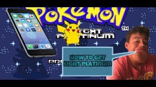 How to get Pokémon light platinum iOS,Android(GBA)