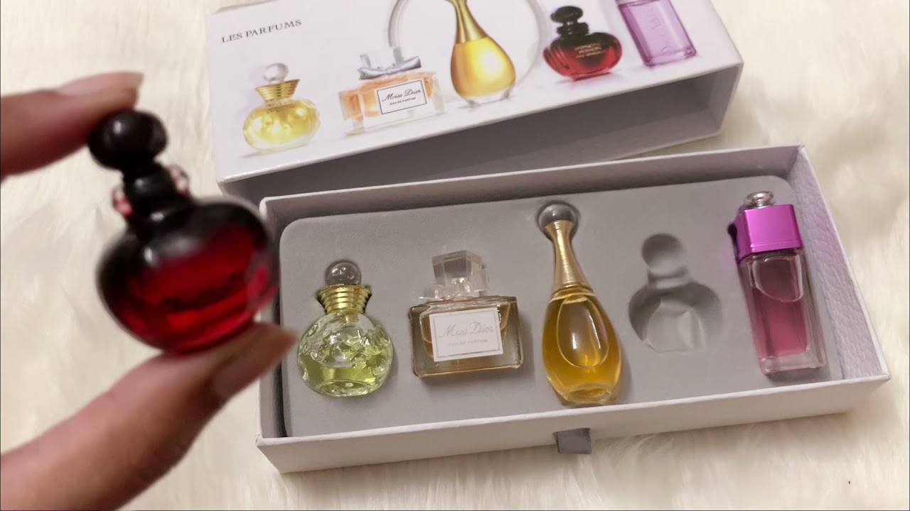 Coffret  Les parfums de Dior  La cote Miniparfum