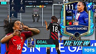 HE'S TOO GOOD  111 RATED TOTS MOMENTS RENATO SANCHES REVIEW • FIFA MOBILE 23