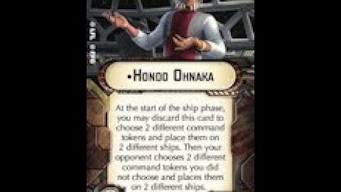 How-to use Officer "Hondo Ohnaka" - Star Wars Armada Explained (SWAE)