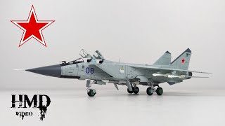 MikoyanGurevich MiG Foxhound Микоян МиГ31, Soviet Air Force, Hobby Master 1:72 Diecast Model