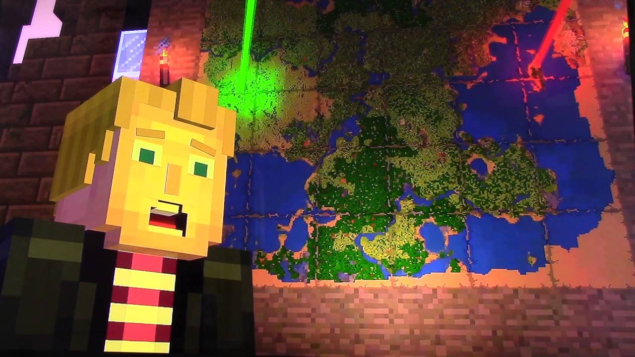 Minecraft Story Mode, HUGE MAP OF THE WORLD!!!!