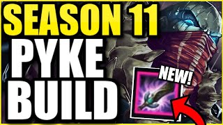 (30+ KILLS) PYKE'S SEASON 11 BUILD REVEALED!  NEW ITEMS AND NEW RUNES!