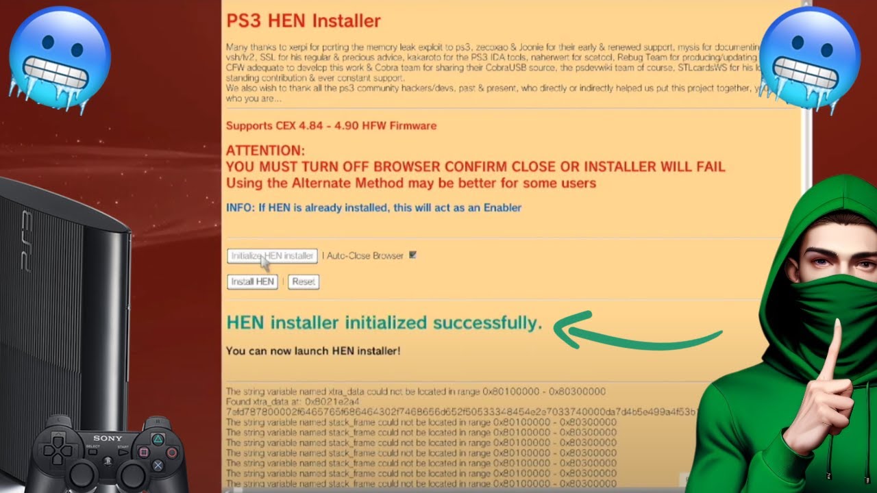 PS3 HEN for update 4.90 : r/ps3hacks