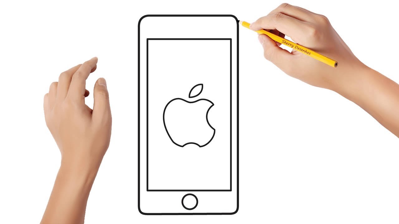 Como desenhar um telefone celular #3 - YouTube