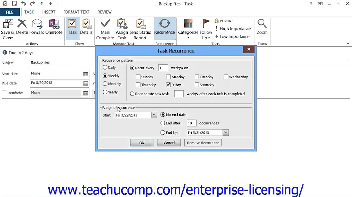 Microsoft Office Outlook Tutorial Tasks 7.4 Employee Group Training