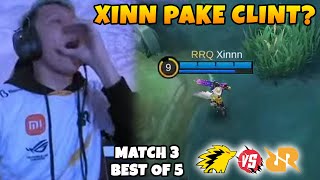 BG XINN PAKE CLINT INI TROLL APA GMN COY?? BUSET BUSETT MATCH 3 RRQ VS ONIC