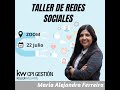 TALLER DE REDES SOCIALES CON MARIA ALEJANDRA