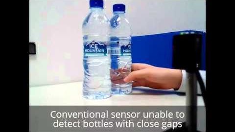 Omron E3S-DB transparent bottle detection