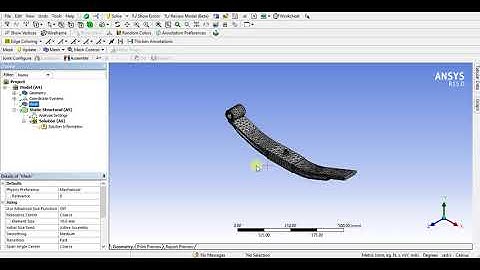 Parabolic leaf spring analysis in ANSYS Workbench