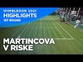 Tereza Martincova - Alison Riske - Match Highlights