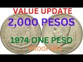 1974 one piso philippines proof set coins  value update
