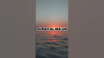SURAH AL-MA'UN |107th Quranic Surah| Recitation by Mishary Rashid Alafasy | Islam The Heavenly Path