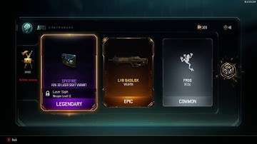 I GOT THE LV8 BASILISK!! CoD Black Ops 3 Melee/Ranged Weapon Bribe Opening!!