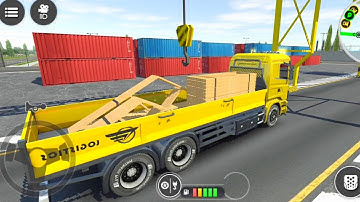 Building Roof Top Transportation On Logistic Truck | Truck Drive Simulator 2020 Gameplay HD