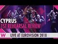 Cyprus First Rehearsal: Eleni Foureira "Fuego"  @ Eurovision 2018 (Review) | wiwibloggs