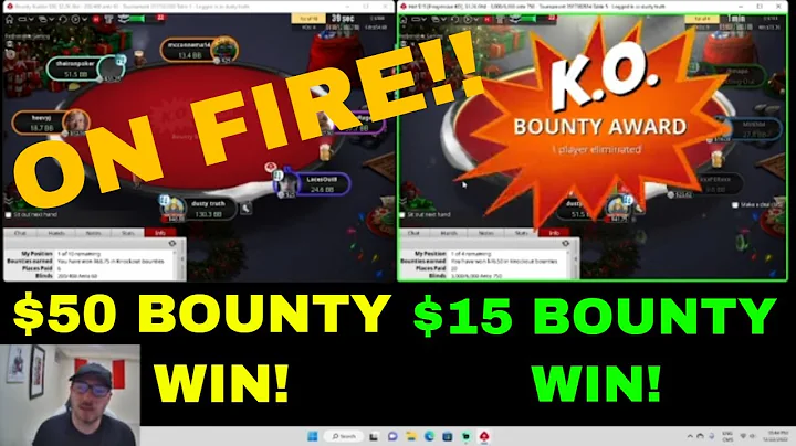 I WON 2 TOURNAMENT'S! INSANE RUN, BANKROLL PEAK!1