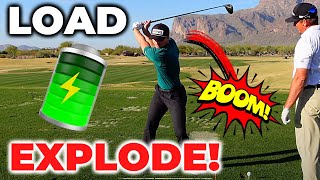 Load To EXPLODE In Your Golf Swing (Backswing Turn And Stretch)