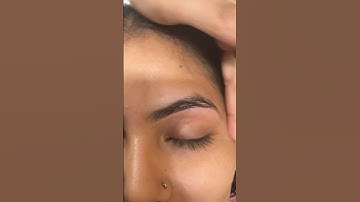 Threding eyebrows #shorts #shortsfeed #threading #eyebrow #ytshorts #tutorial