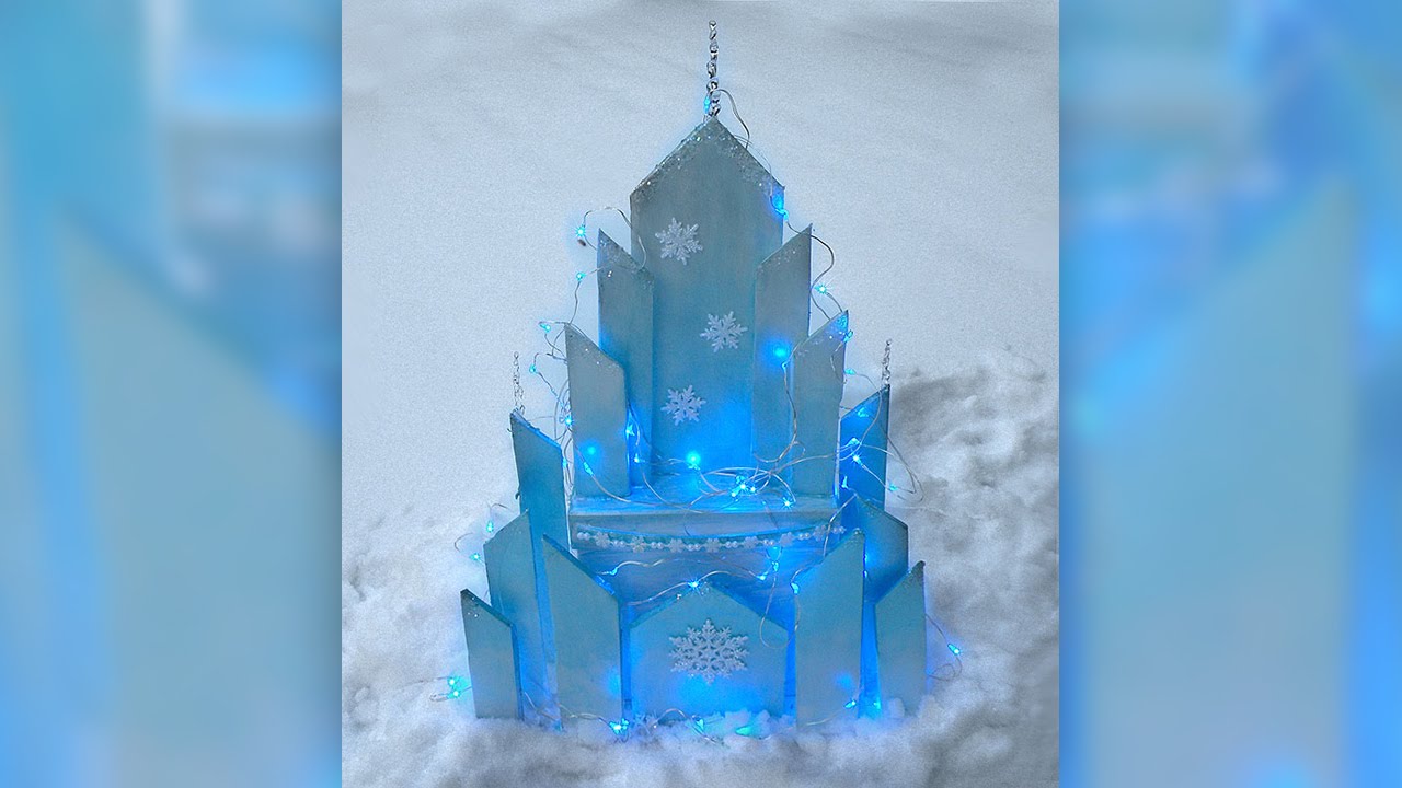 Diy Elsa S Ice Castle Disney Frozen Youtube
