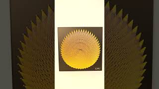 Celebrity How to create String Art Pattern | Golden Sunburst Mandala Net Worth