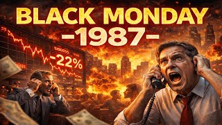 BLACK MONDAY 1987: The Day the Stock Market Crashed 22% (Lost $500