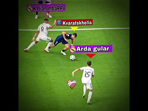 Mbappe x Kvaratskhelia x arda skills #trending #foryou #viral #mbappe #edit #realmadrid #<strong>psg</strong>