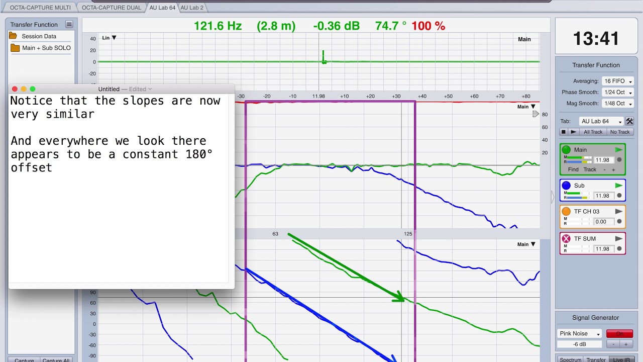 Smaart v7 phase align subs mzaershark