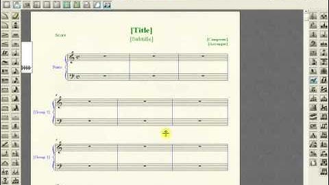 Finale 2008  Notation Software 3 Toolbars and Functions