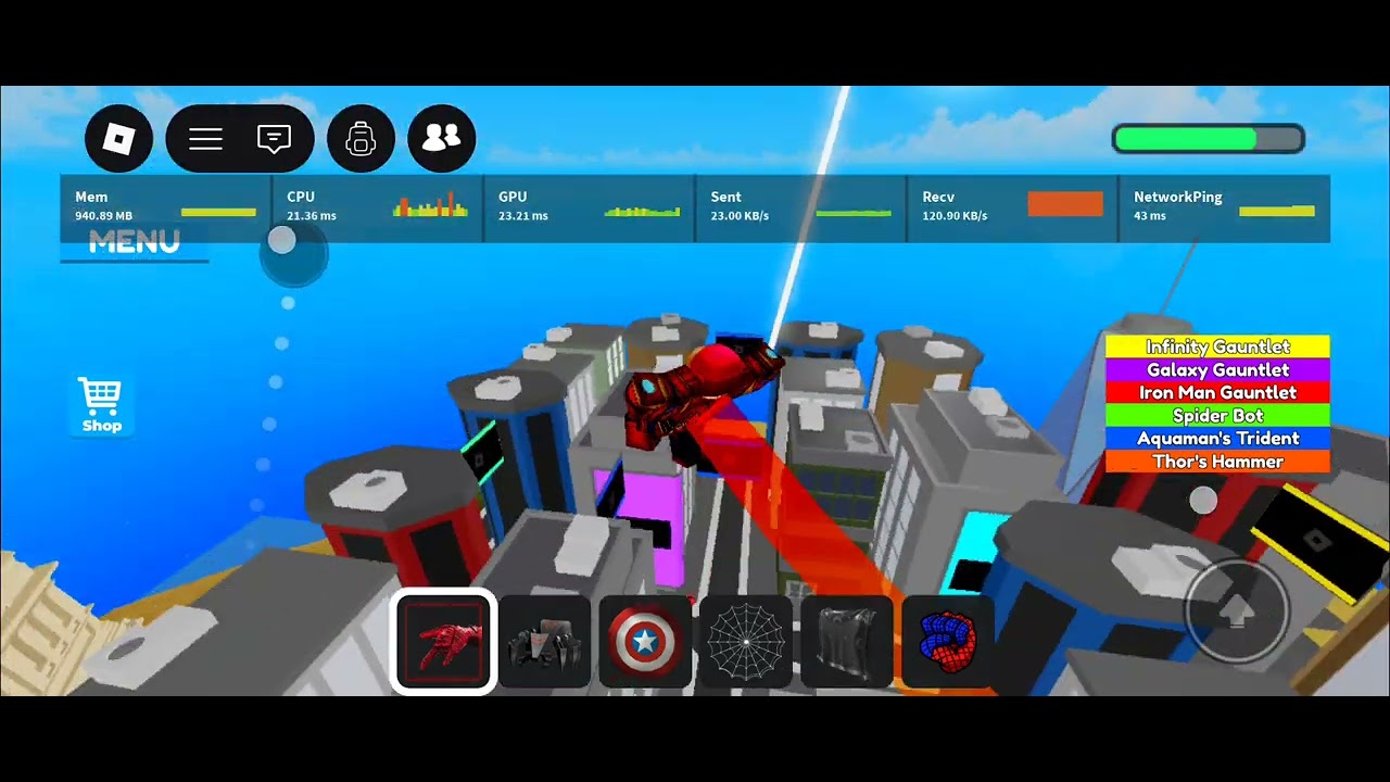 Spider man simulater ironman charecter part 2