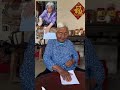 Un hilo dibuja imagen, abuela prueba #Buena suerte examen universidad #Abuela