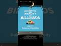 The Benefits and Beauty of Billiards Part 7: Balance &amp; Flexibility #shorts #billiards #9ball