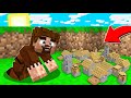 FAKİR EN KÜÇÜK KÖYÜ BULDU! 😱 - Minecraft